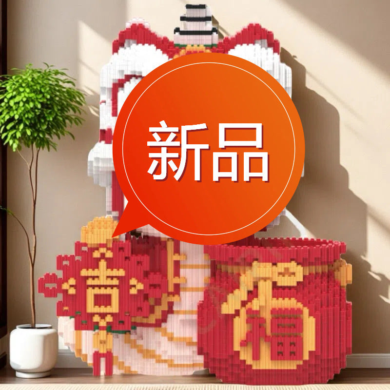 小颗粒积木批发地摊兼容乐高儿童益智拼装摆件卡皮巴拉立体小玩具