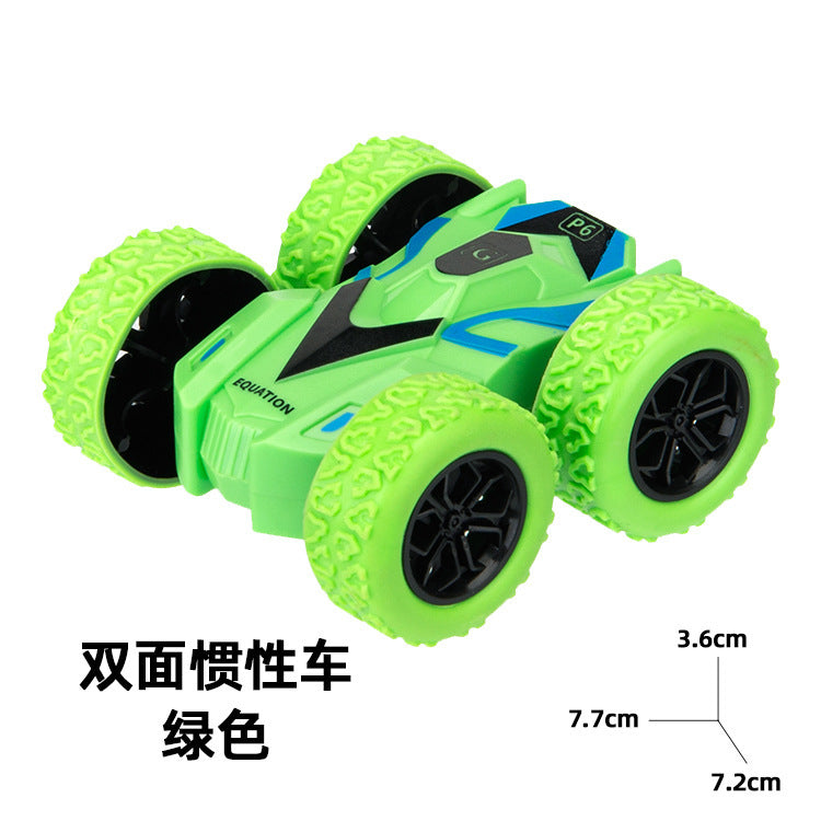 儿童玩具挖掘机惯性四驱车特技越野车男孩玩具车小孩子地摊摆摊批发