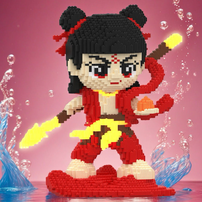 小颗粒积木批发地摊兼容乐高儿童益智拼装摆件卡皮巴拉立体小玩具