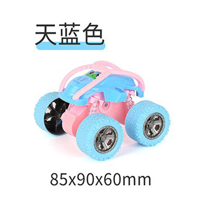 儿童玩具挖掘机惯性四驱车特技越野车男孩玩具车小孩子地摊摆摊批发