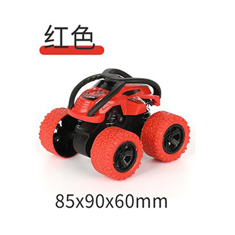 儿童玩具挖掘机惯性四驱车特技越野车男孩玩具车小孩子地摊摆摊批发