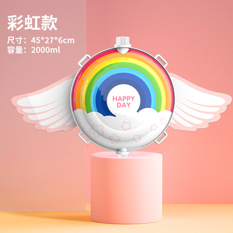 儿童背包水枪玩具夏天新款抽拉式呲水枪沙滩打水仗戏水玩具喷水枪