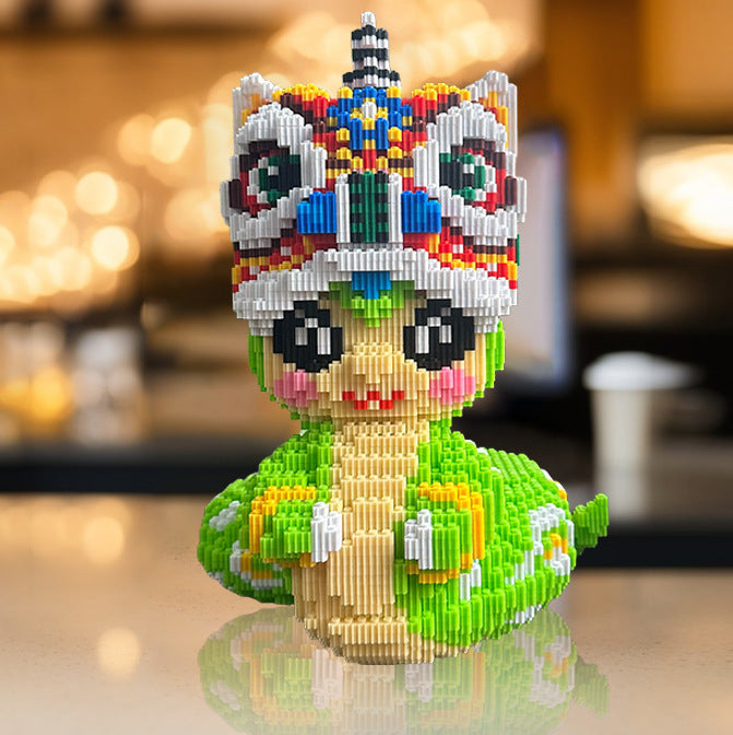 小颗粒积木批发地摊兼容乐高儿童益智拼装摆件卡皮巴拉立体小玩具