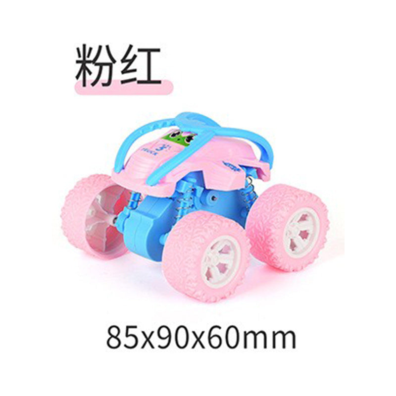 儿童玩具挖掘机惯性四驱车特技越野车男孩玩具车小孩子地摊摆摊批发