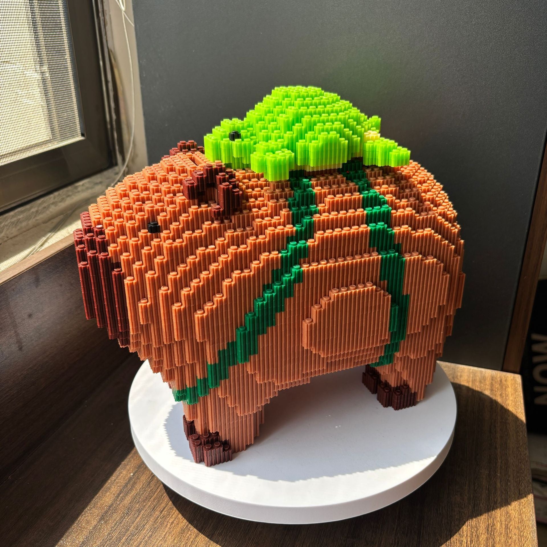 小颗粒积木批发地摊兼容乐高儿童益智拼装摆件卡皮巴拉立体小玩具