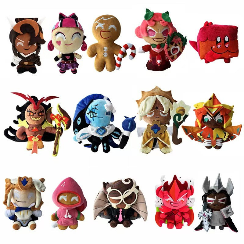 跨境新品Shadow Milk Cookie Plush饼干游戏周边可爱女孩毛绒玩具